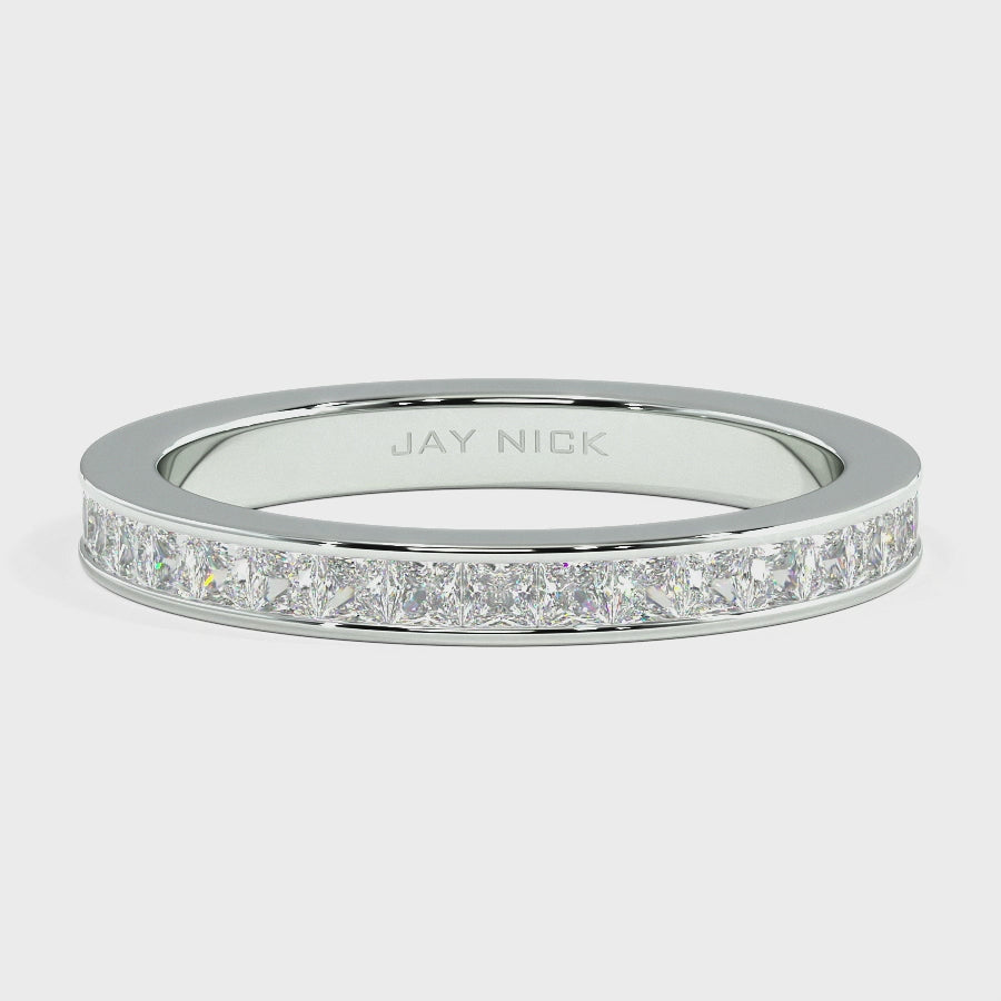 Princess Cut Full Eternity Ring