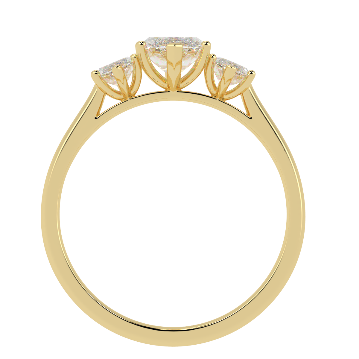 Marquise Cut Trilogy Ring